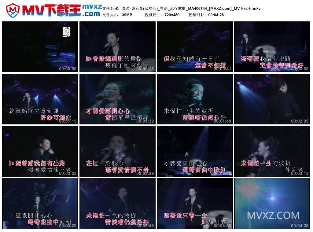 苏芮-凭着爱(演唱会)_粤语_流行歌曲_MA406744